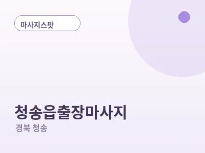 청송 청송읍 출장마사지